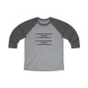 "Learn" Unisex Tri-Blend 34 Raglan Tee - Image 5