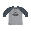 "Learn" Unisex Tri-Blend 34 Raglan Tee - Image 6